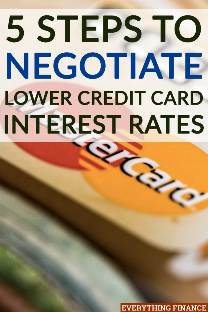 A lower credit card interest rate will make it easier for you to keep