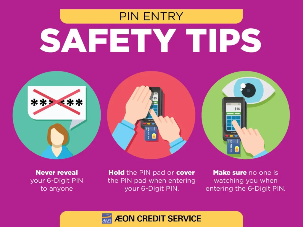 Tips to keep your Credit Card PIN Safety - Malaysia Online Banking